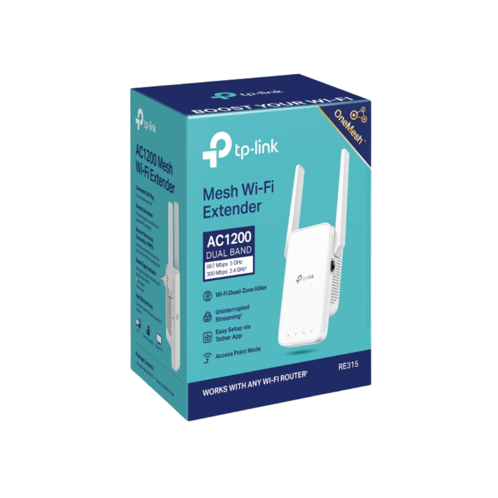 REPETIDOR DE SEÑAL TP LINK RE315 AC1200 Wi-Fi – CompushopSV