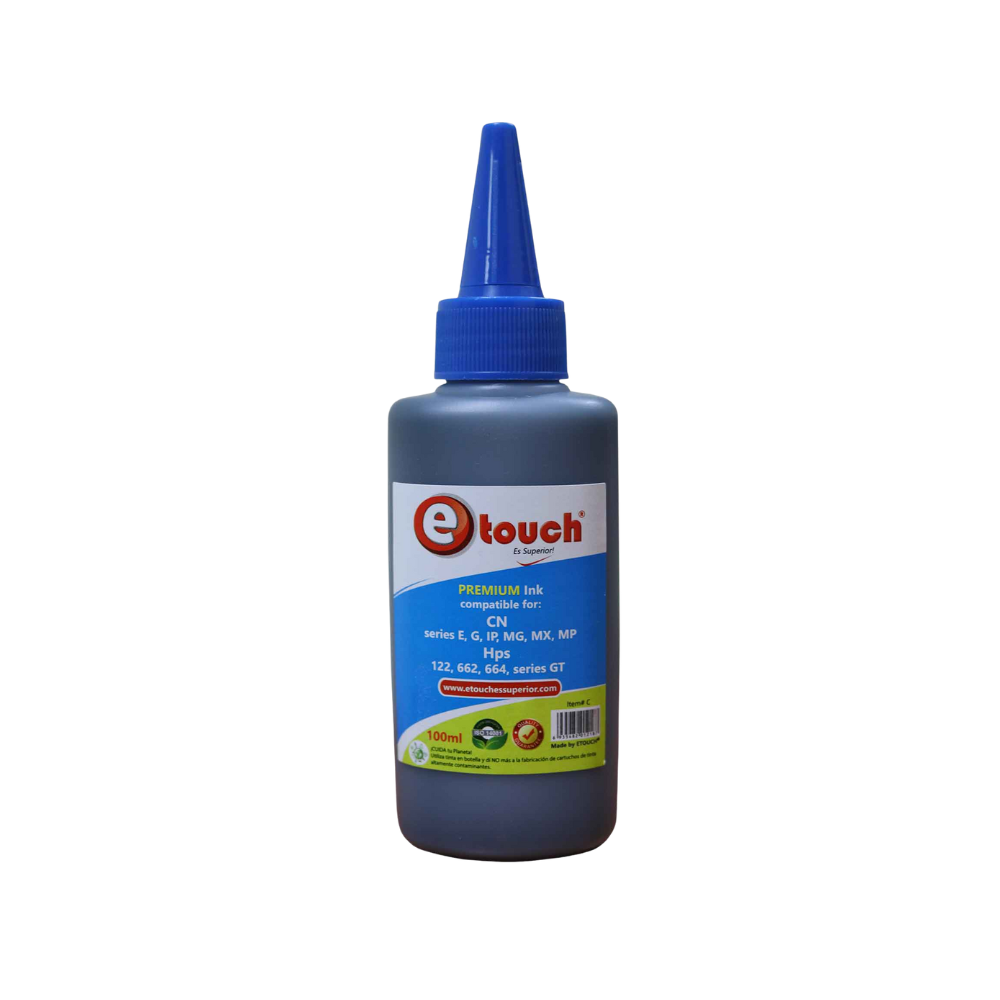 Tinta para refil bote de 100ml Cyan