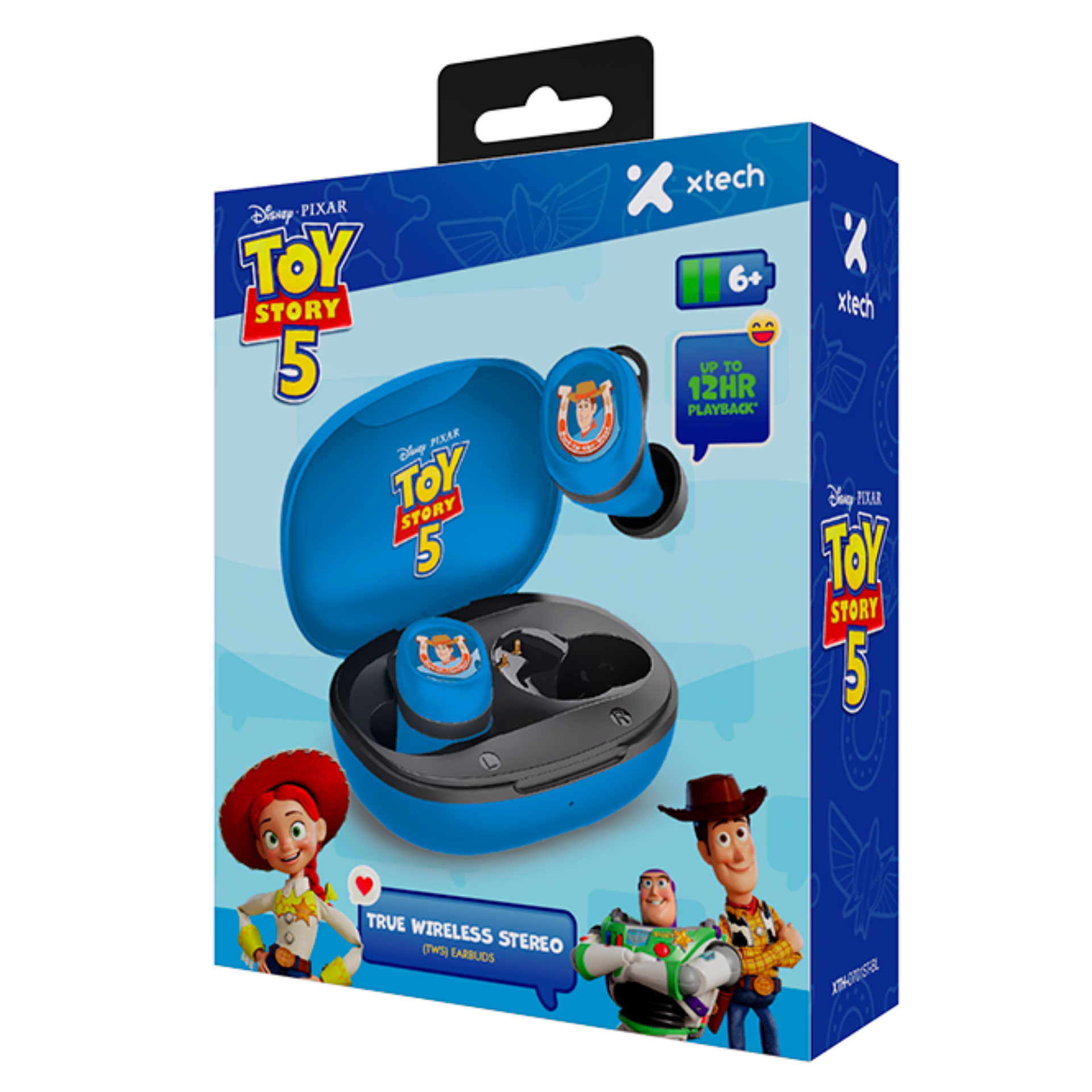 AUDIFONOS INALAMBRICOS XTECH TOY STORY BLUE