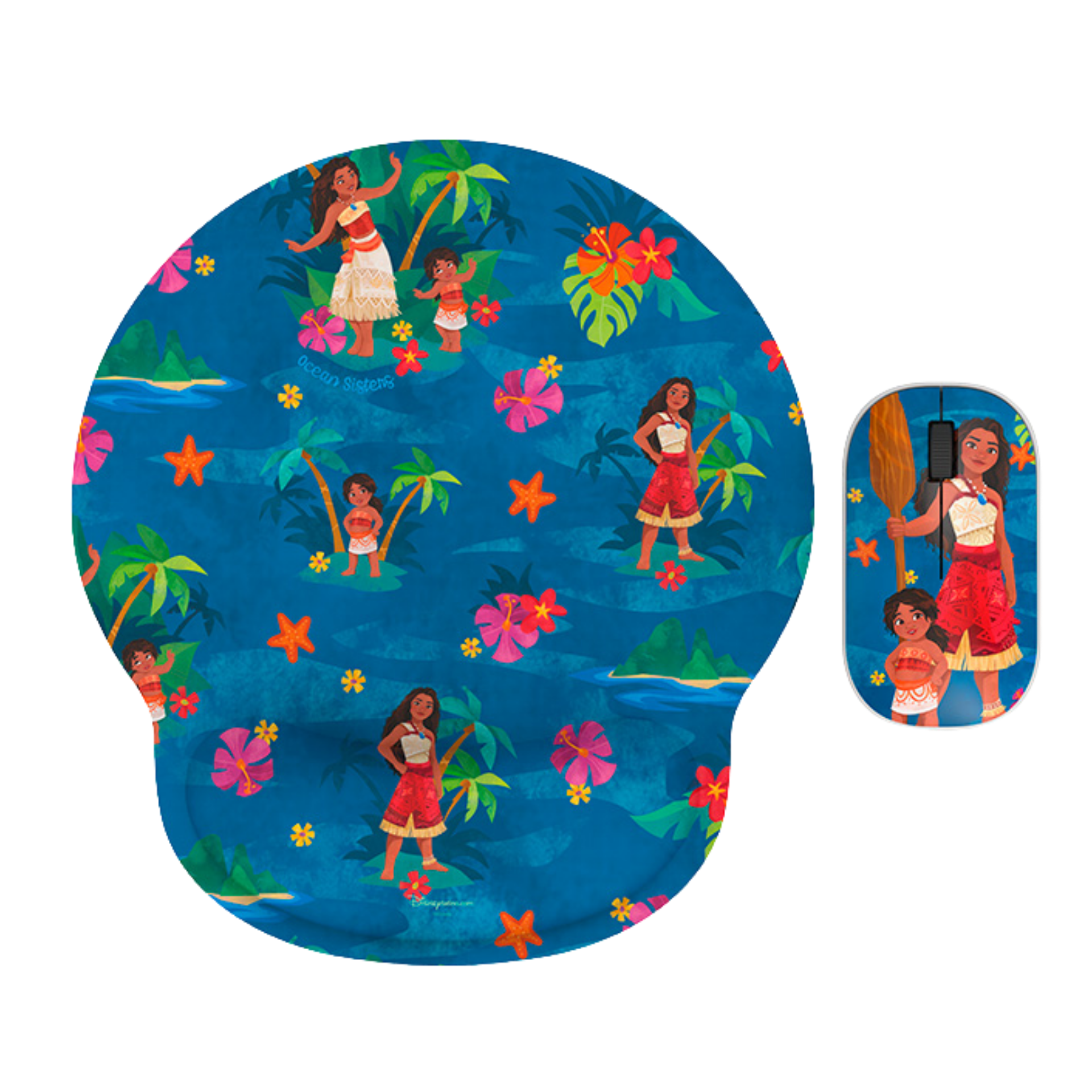 KIT DE MOUSE Y MOUSEPAD XTECH MOANA
