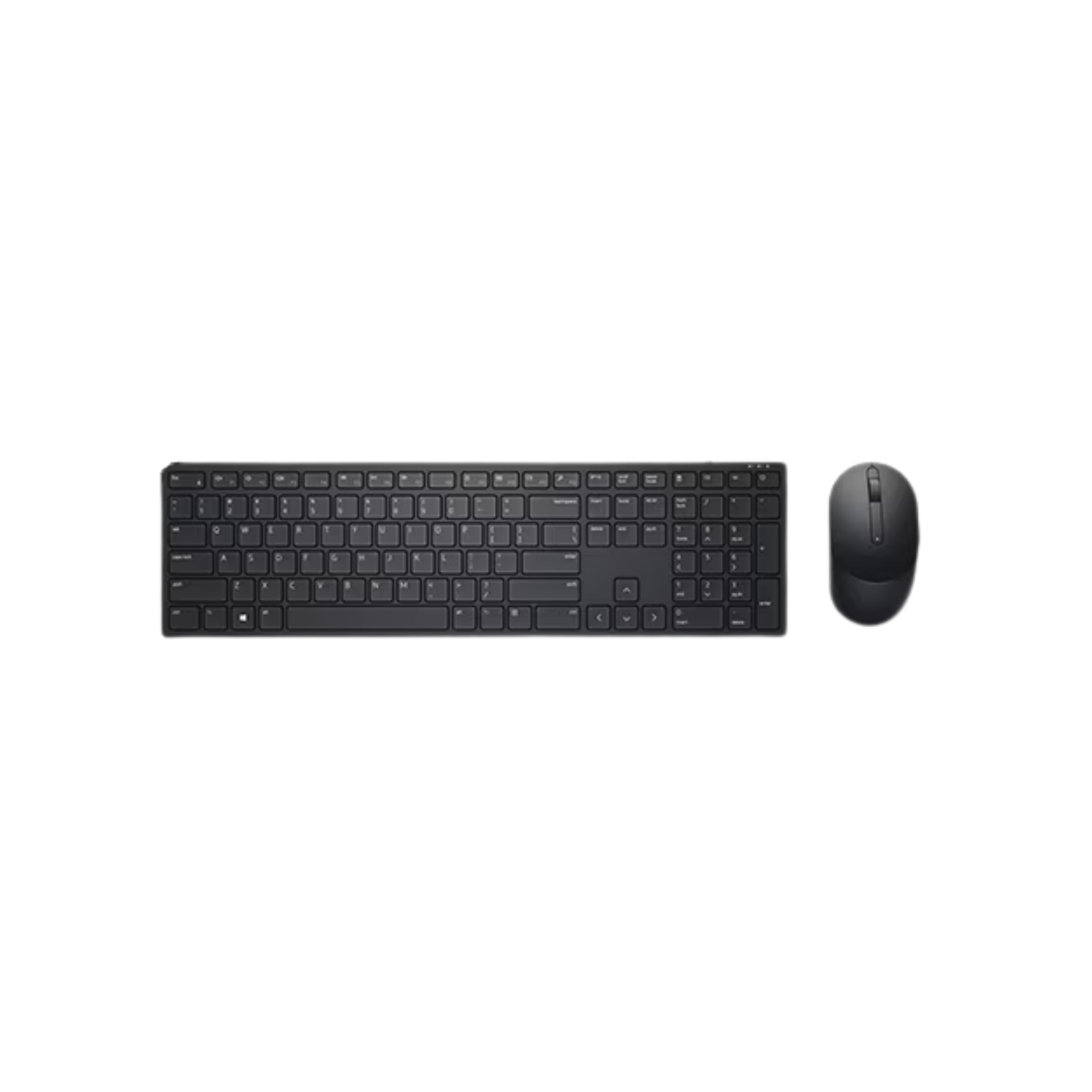 Kit de Teclado y Mouse Inalámbrica Dell KM5221WBKB-LTN Brown Español