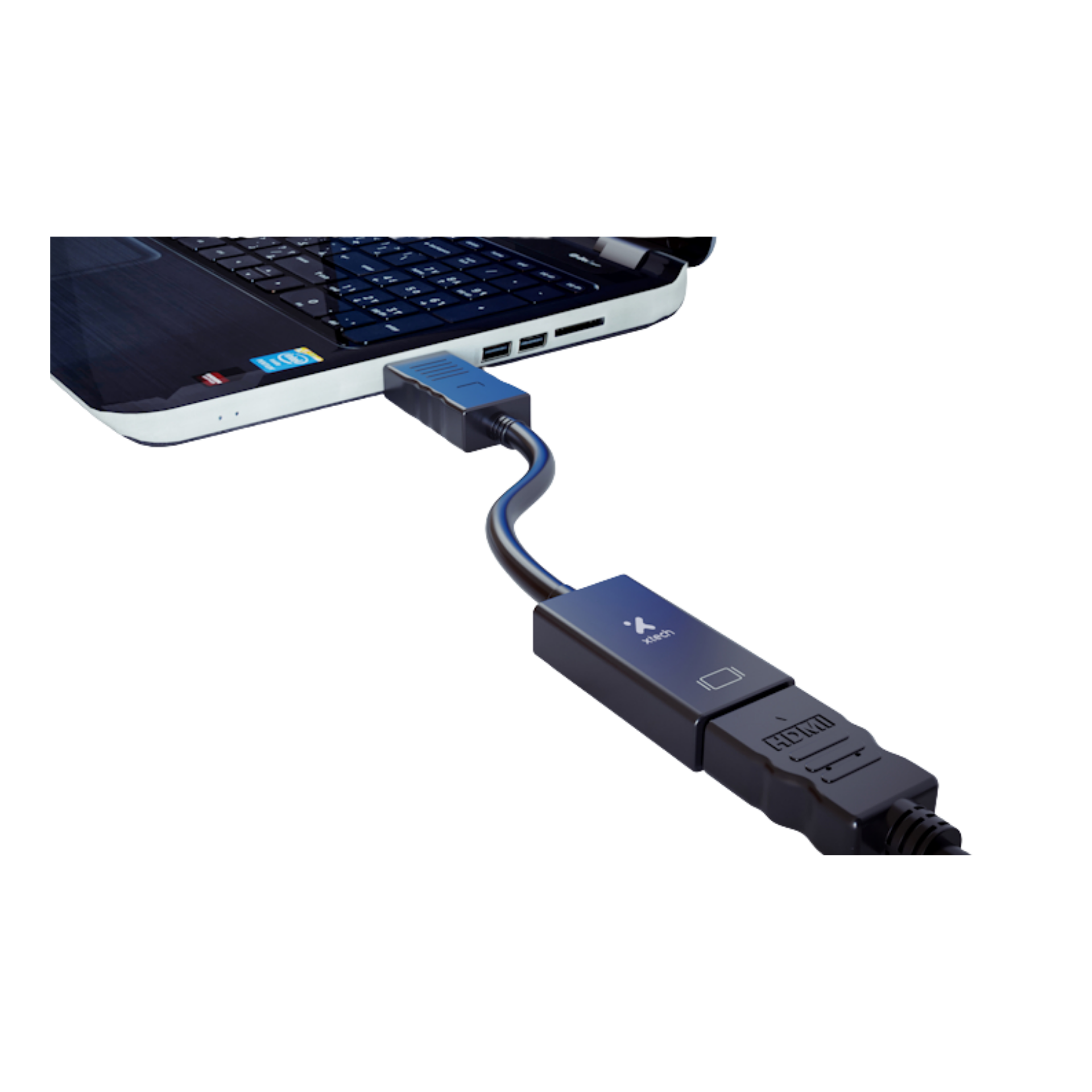 Adaptador DISPLAYPORT A HDMI  XTECH (XTC-378)