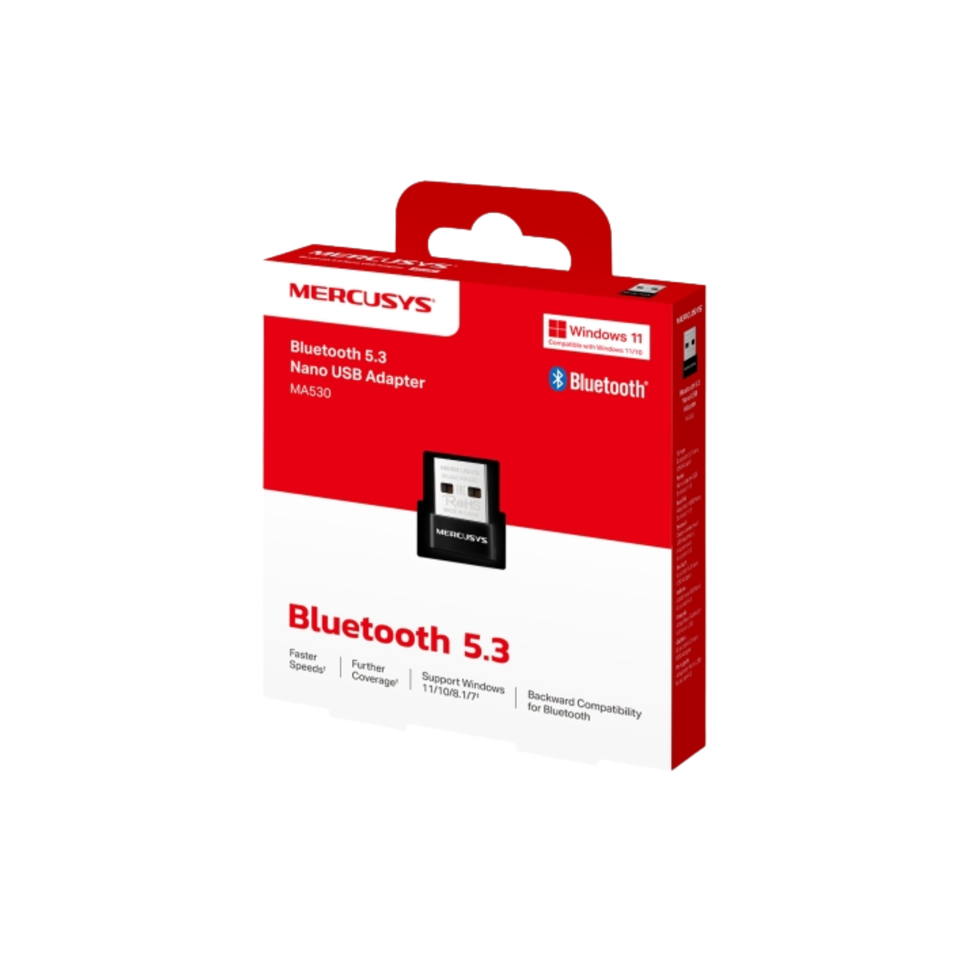 Adaptador Mercusys Bluetooth Nano USB 2.0 (MA530)