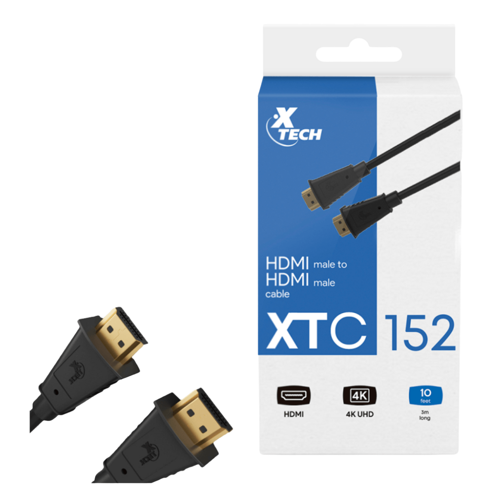 Cable HDMI macho a HDMI macho Xtech 10ft/3m (XTC-152)