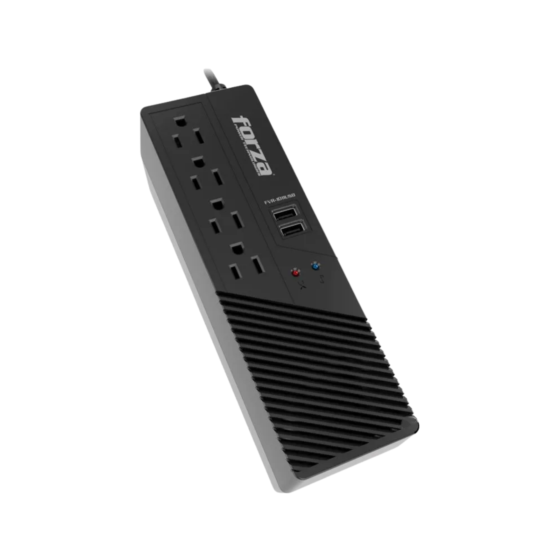 Regulador Automático de Voltaje1000VA/500W 4 salidas AC 2USB 115V