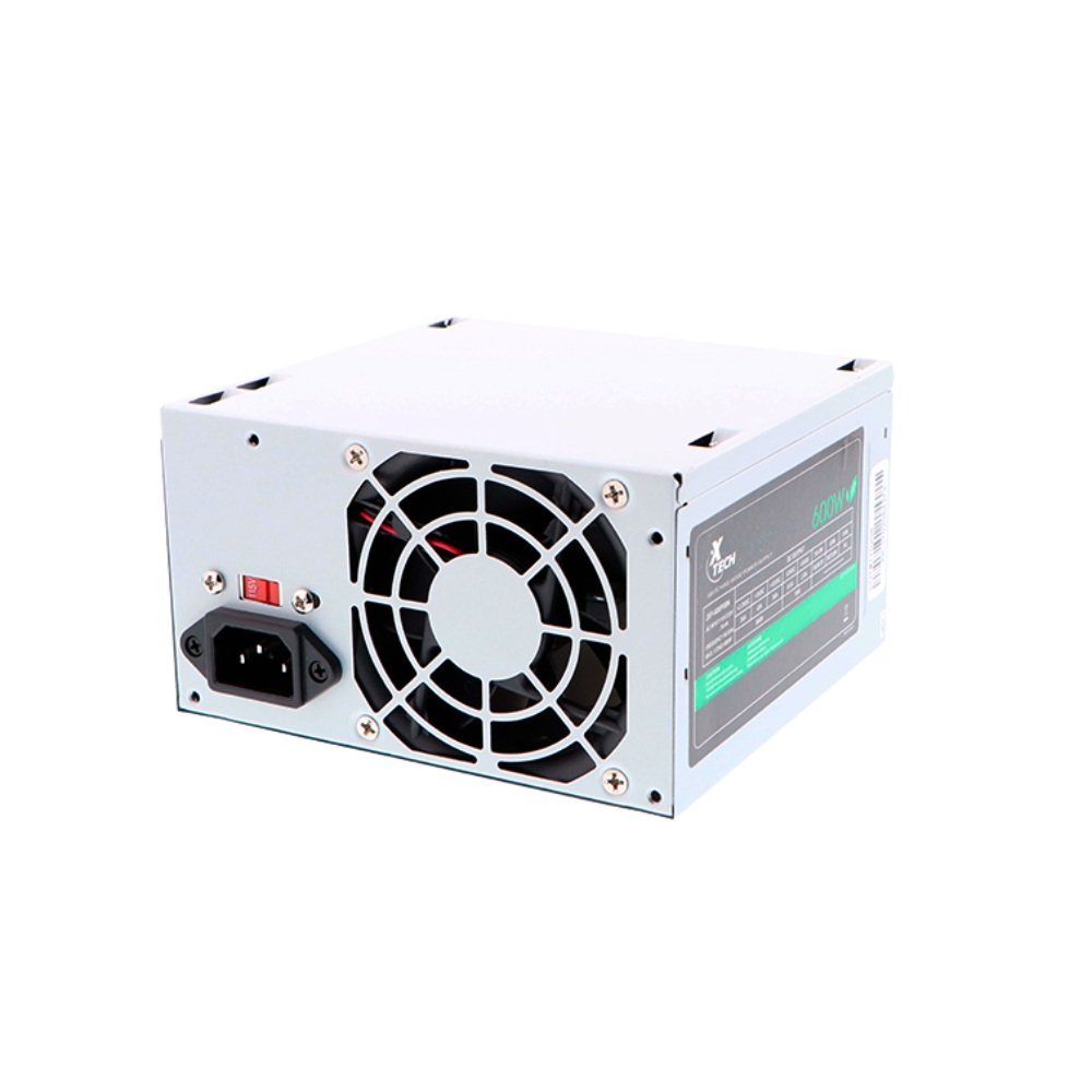 Fuente de Poder XTECH ATX POWER SUPPLY 600W (20+4PIN) W/2 SATA PS-10-300W