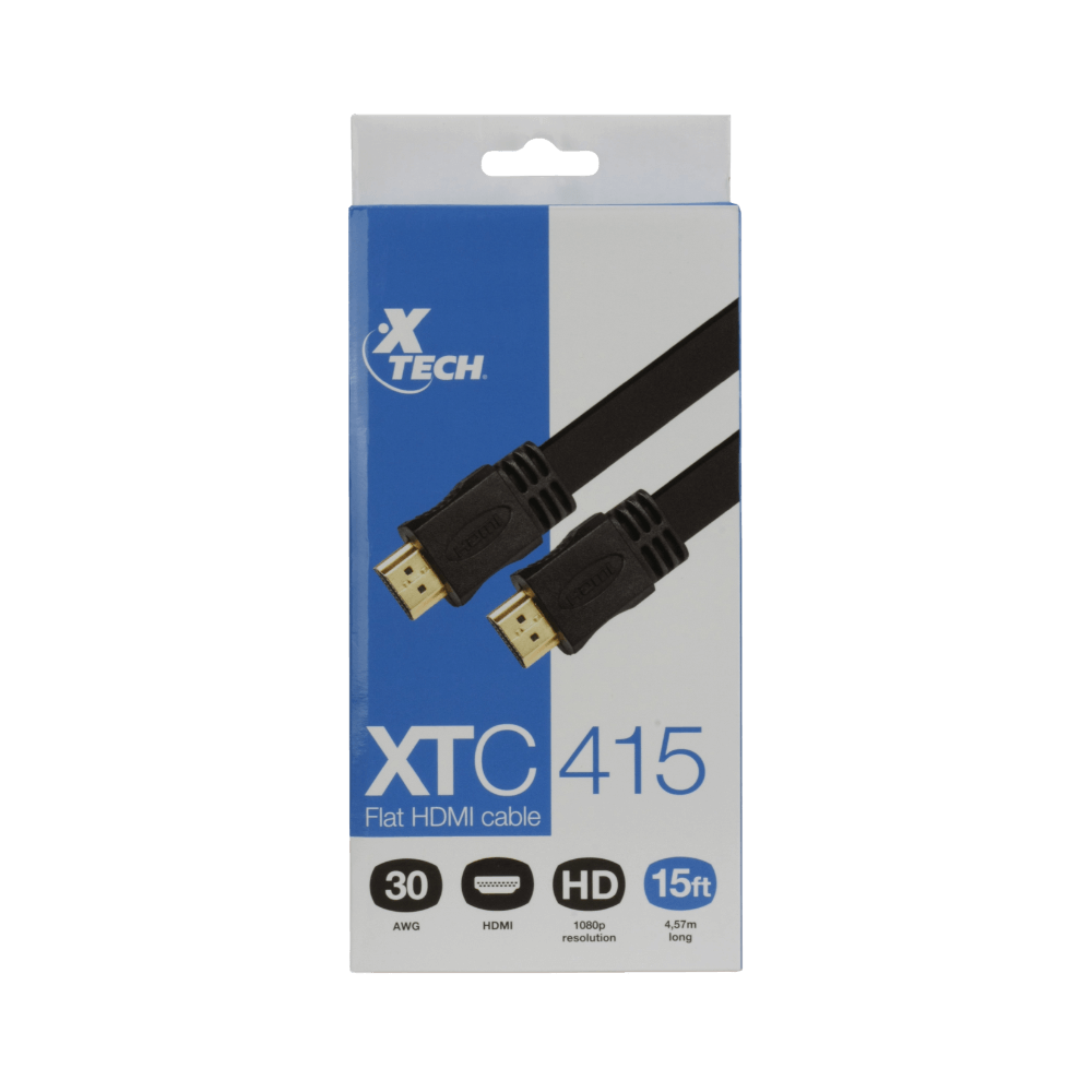 Cable HDMI macho a HDMI macho 15ft/4.5m XTECH (XTC-415)