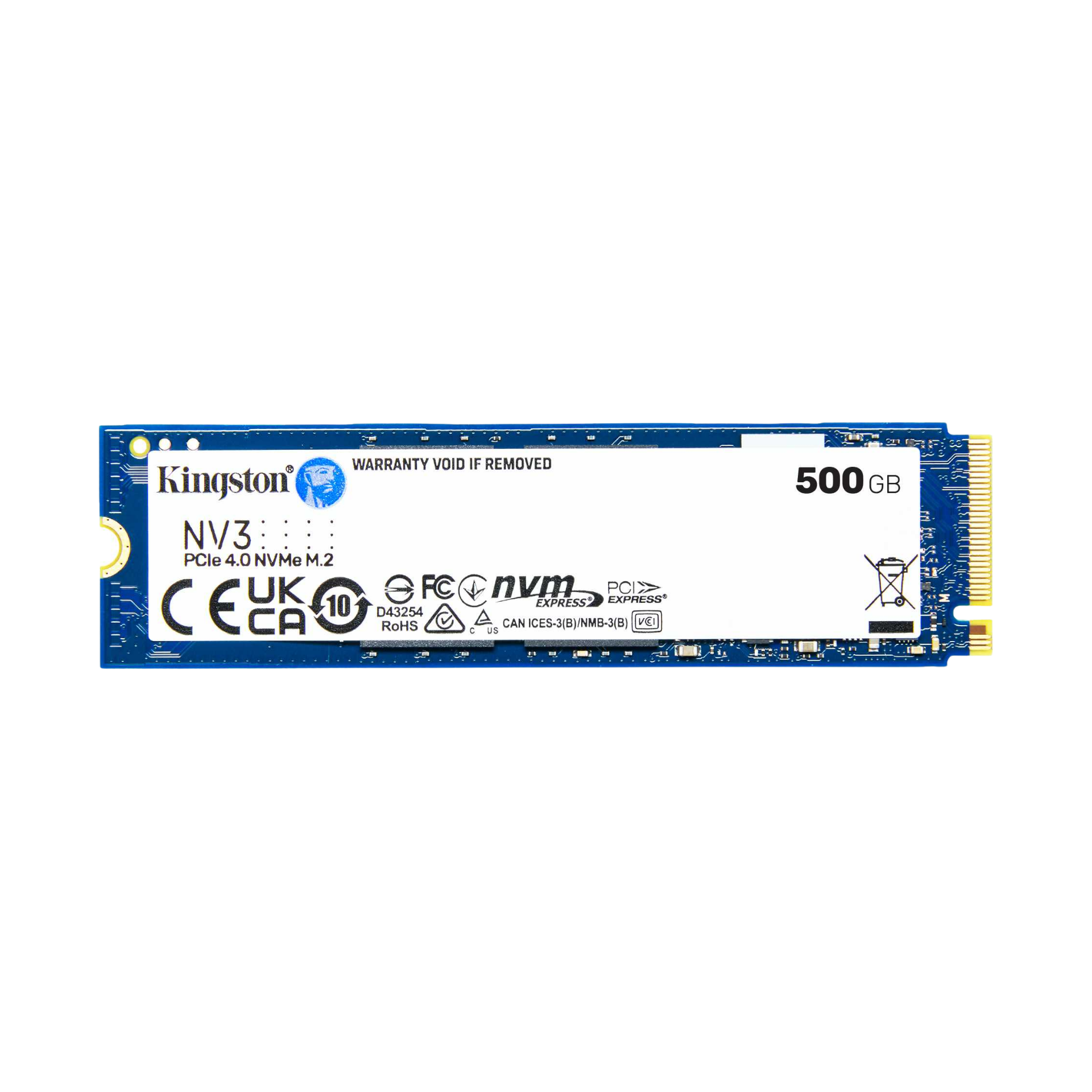Disco SSD 500GB KINGSTON M.2 NV3 PCIE2280/6000MB/SEG  (SNV3S/500G)