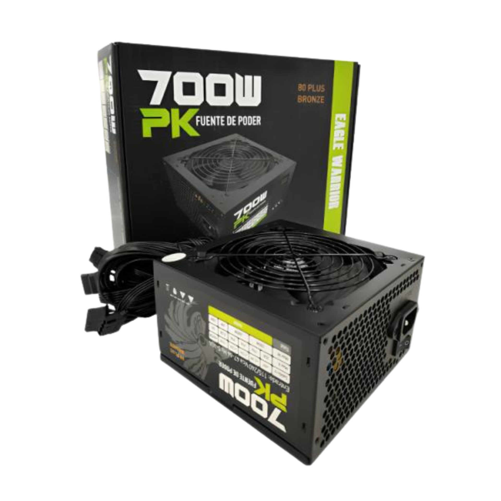 Fuente de Poder EAGLE WARRIOR 700W BRONZE (PK700R2B001C)