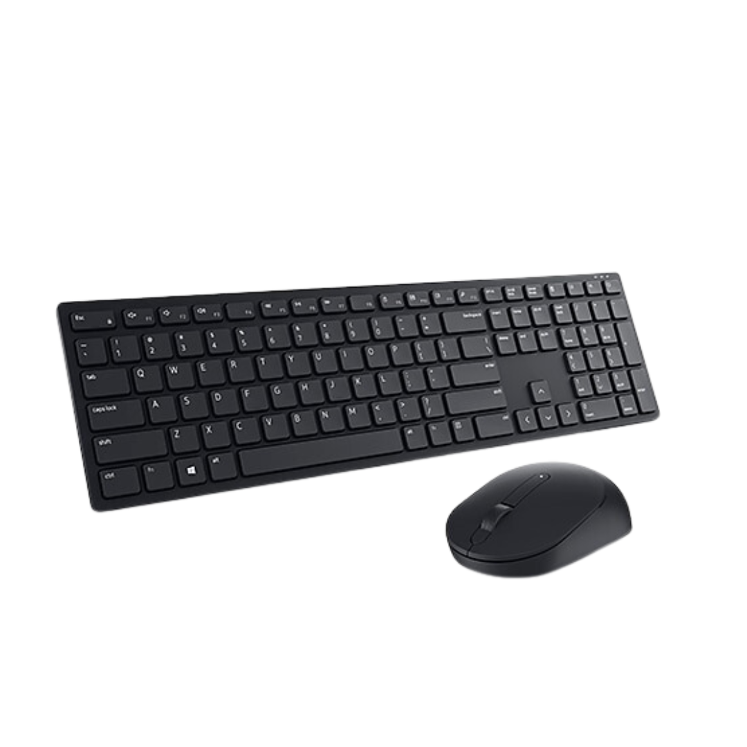 Kit de Teclado y Mouse Inalámbrica Dell KM5221WBKB-LTN Brown Español