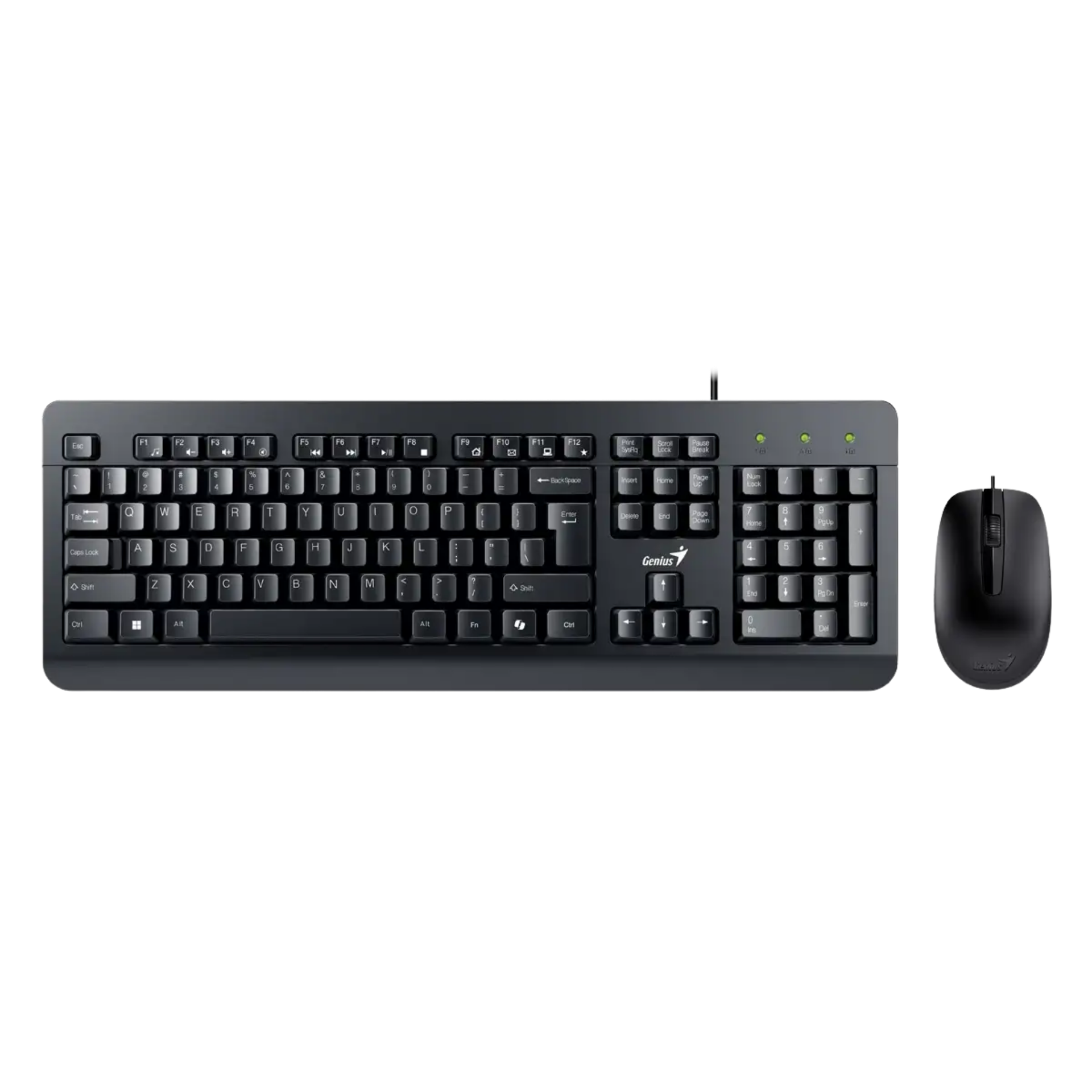Kit de teclado y mouse GENIUS KM-160 alámbrico USB español