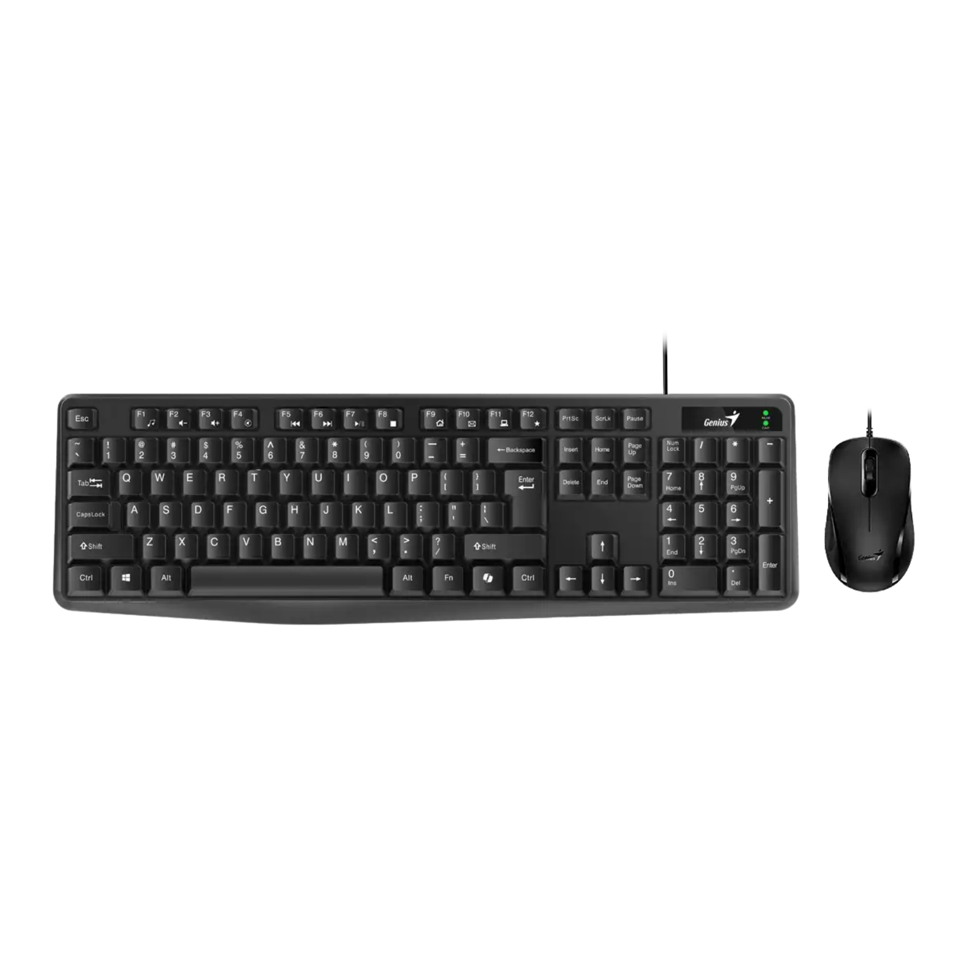 Kit de teclado y mouse GENIUS KM-170 SP USB black