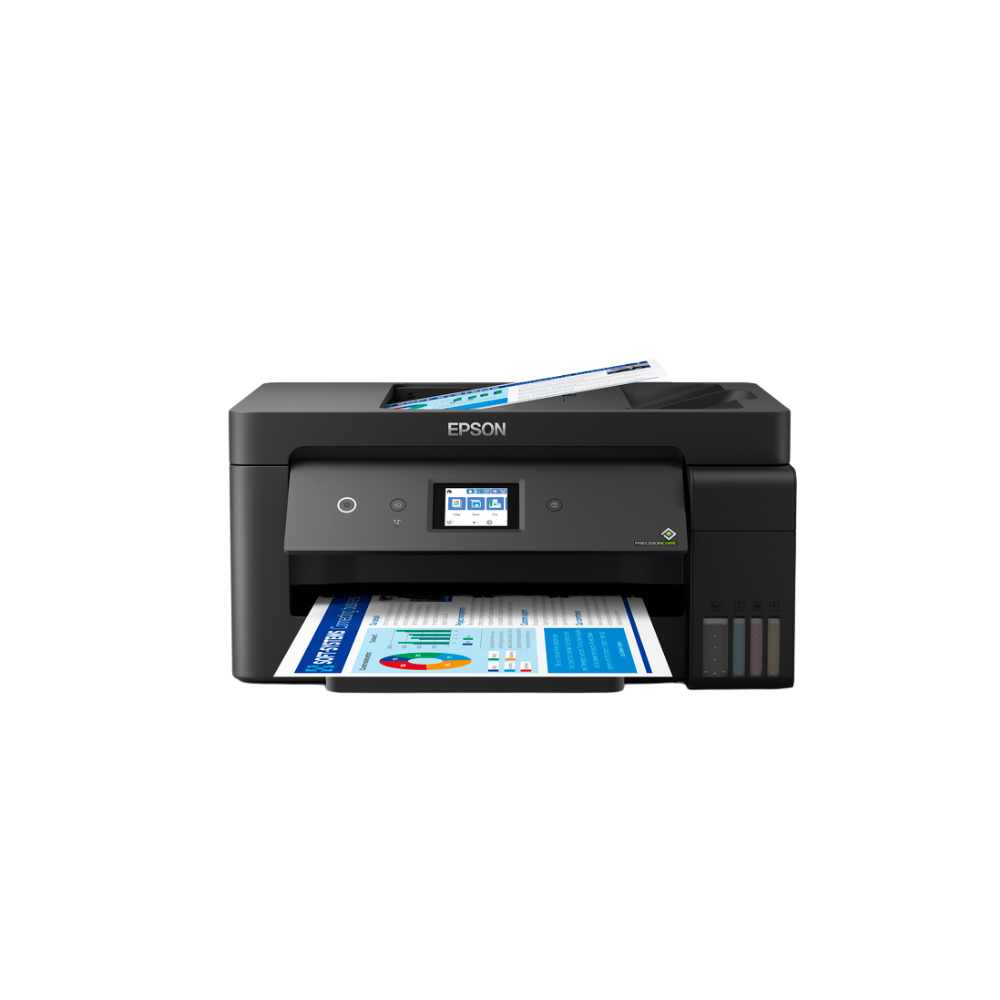 Impresora inalámbrica multifuncional 4 en 1 Epson EcoTank® L14150 + Kit de papeles especiales