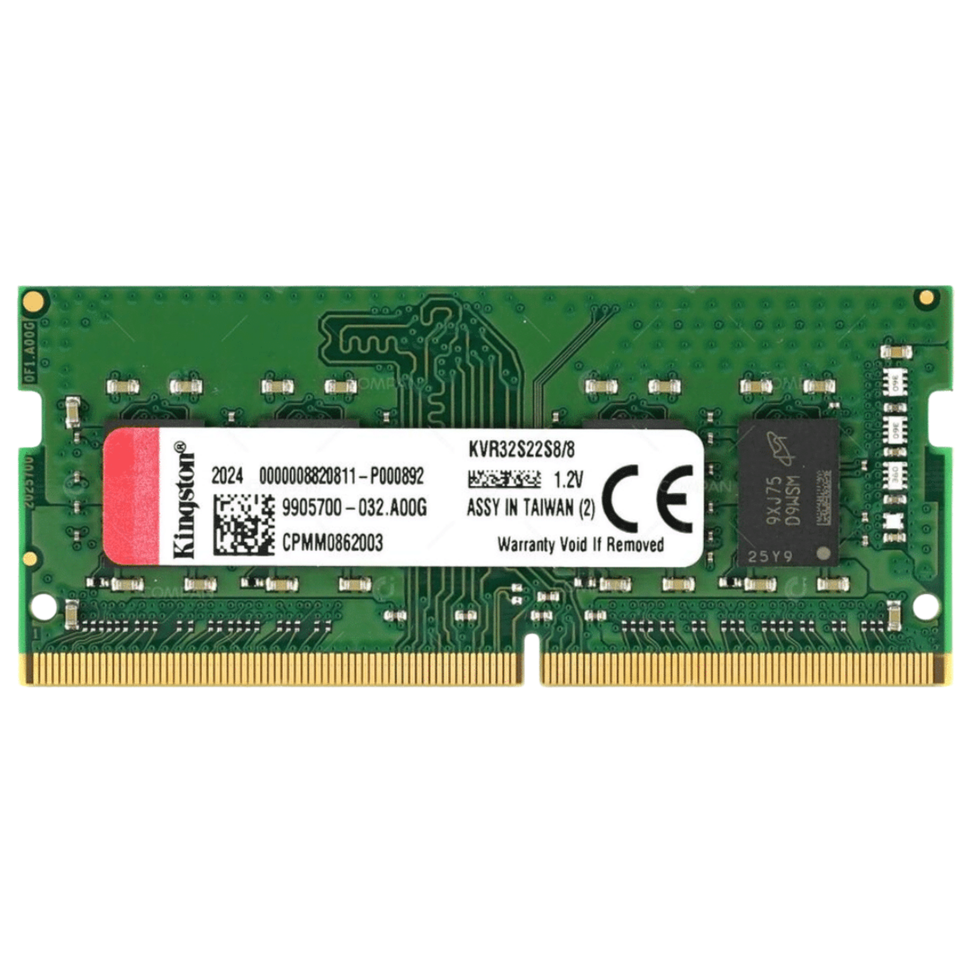 Memoria LAPTOP 8GB DDR4 3200MHZ KINGSTON (KVR32S22S8/8)