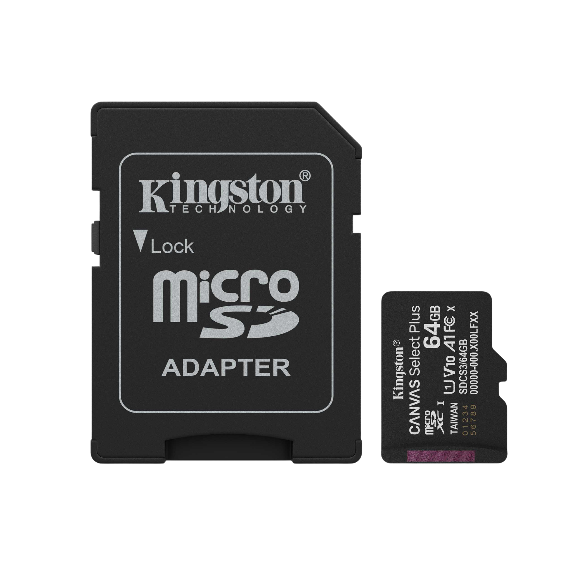 Memoria microSD 64GB KINGSTON (SDCS3/64GB)