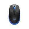 Mouse Logitech Inalámbrico M190 Azul (910-005903)