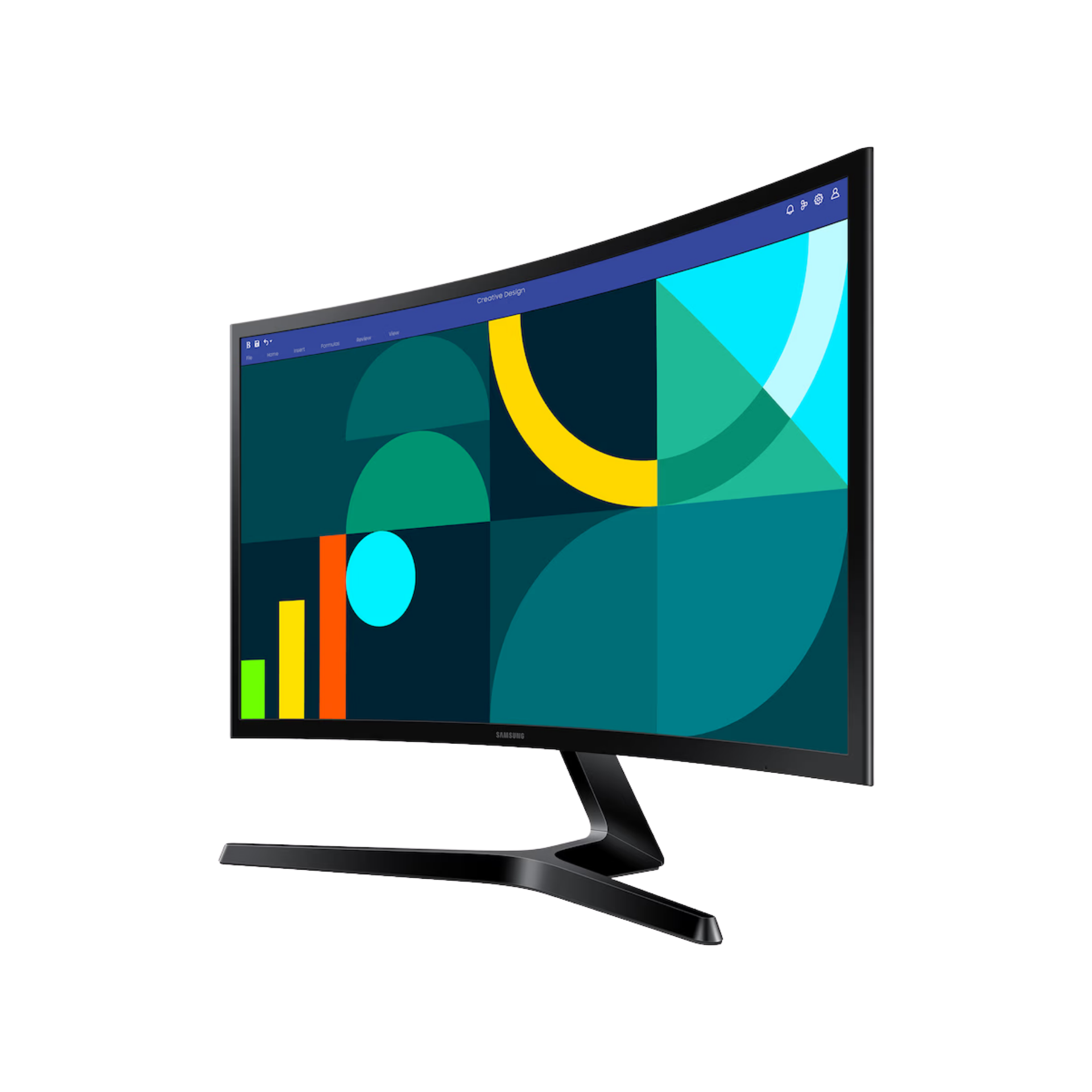 Monitor Samsung 24" Curvo HDMI/VGA (LS24D366GANXZA)