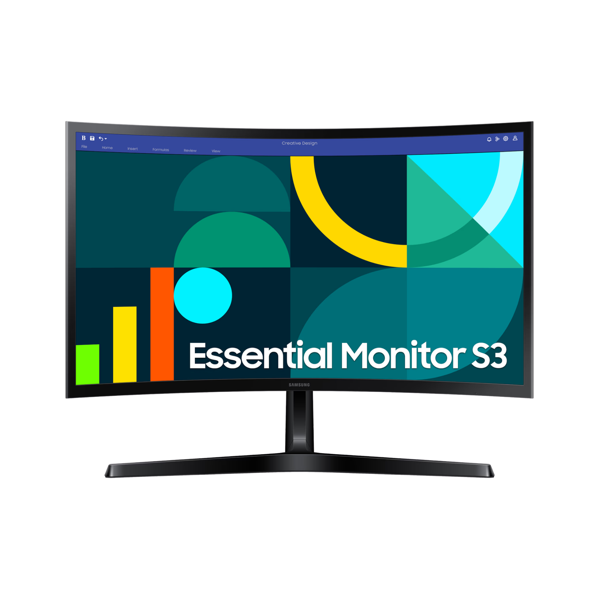Monitor Samsung 24" Curvo HDMI/VGA (LS24D366GANXZA)