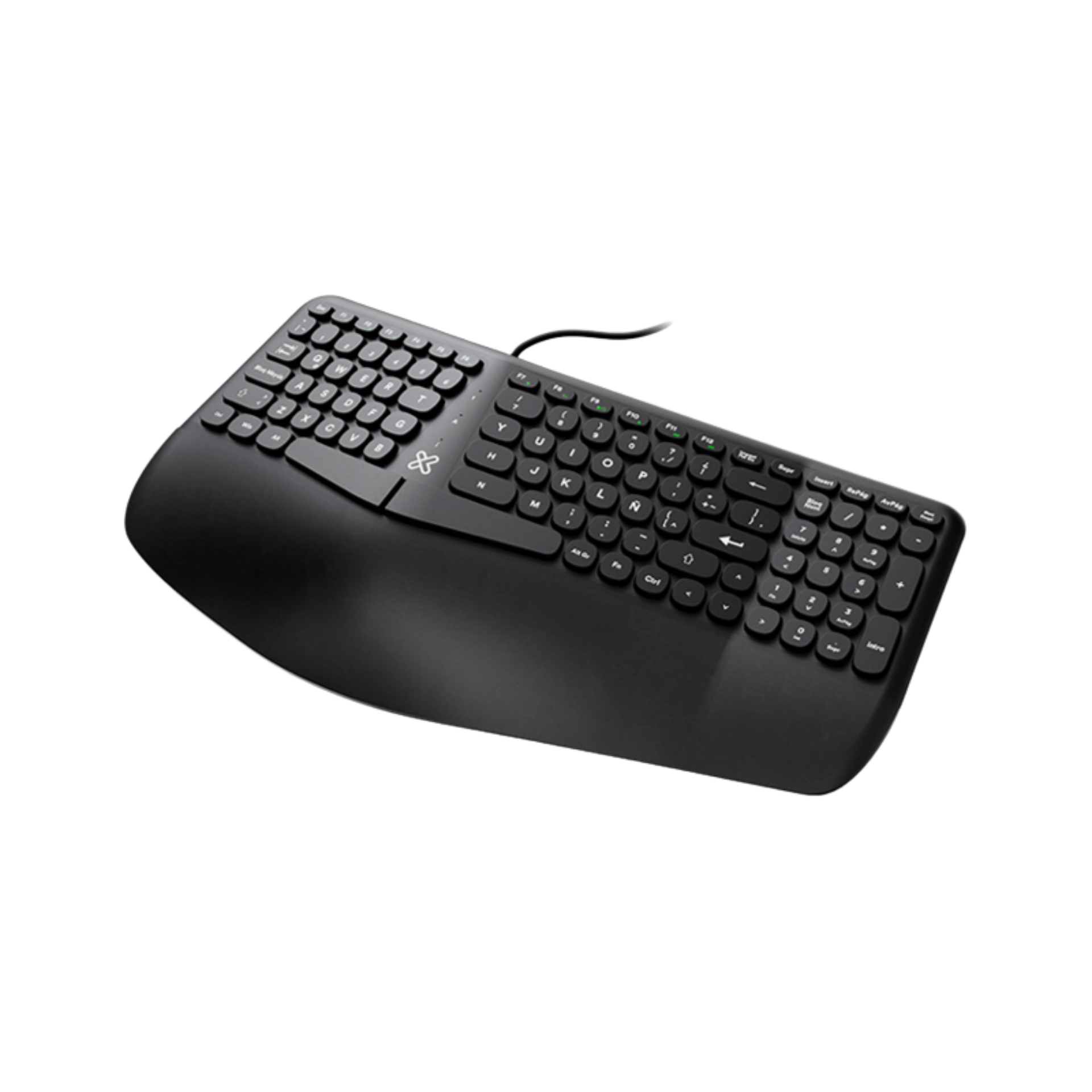 Teclado Ergonomico Evolve USB KlipXtreme (KBK-260S)