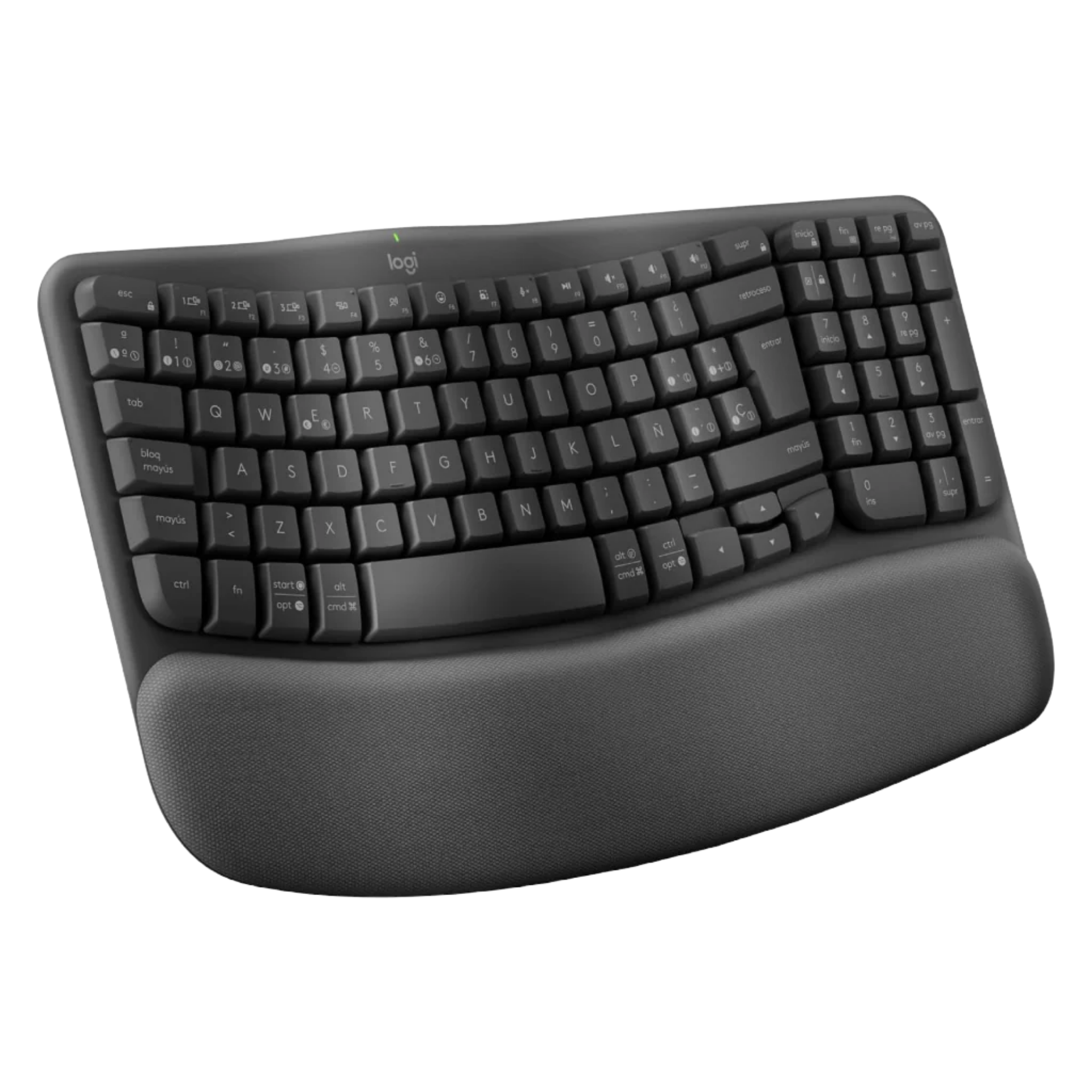 Teclado Inalambrico/Bluetooth LOGITECH WAVE KEYS Negro (920-012325)