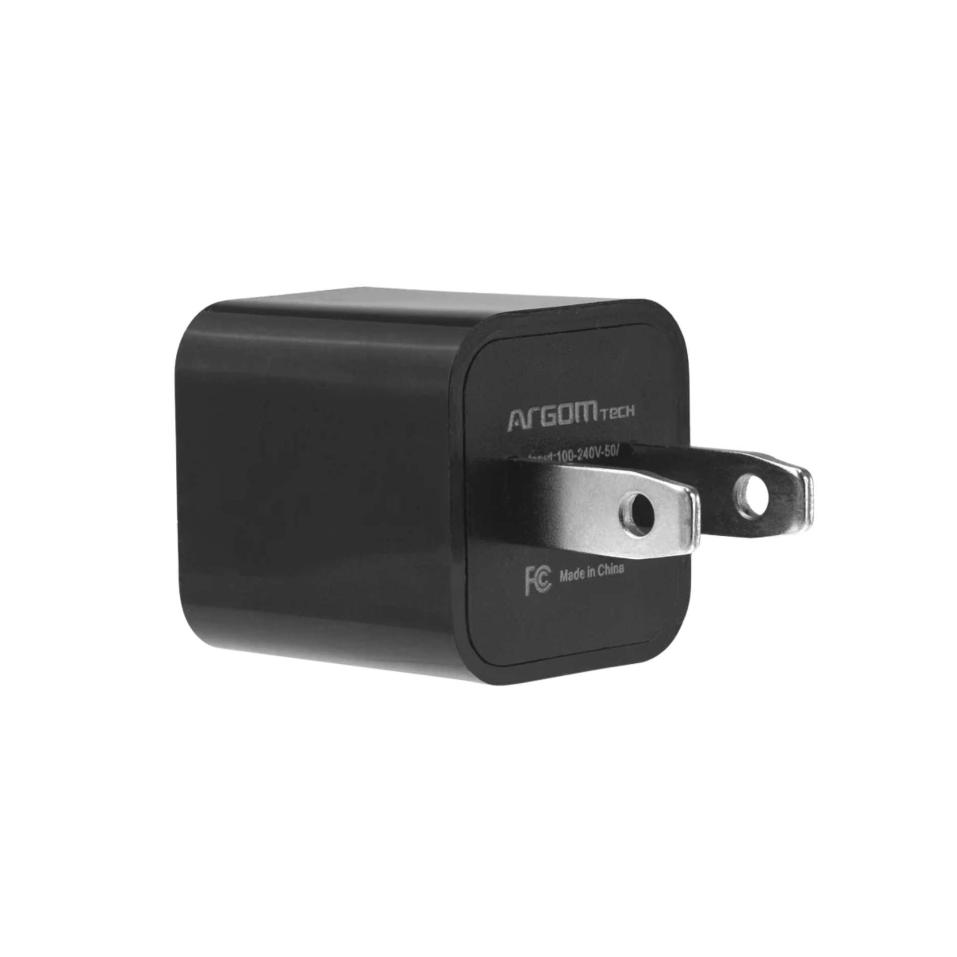 Cargador de pared ARGOM USB Black (ARG-AC-0104)