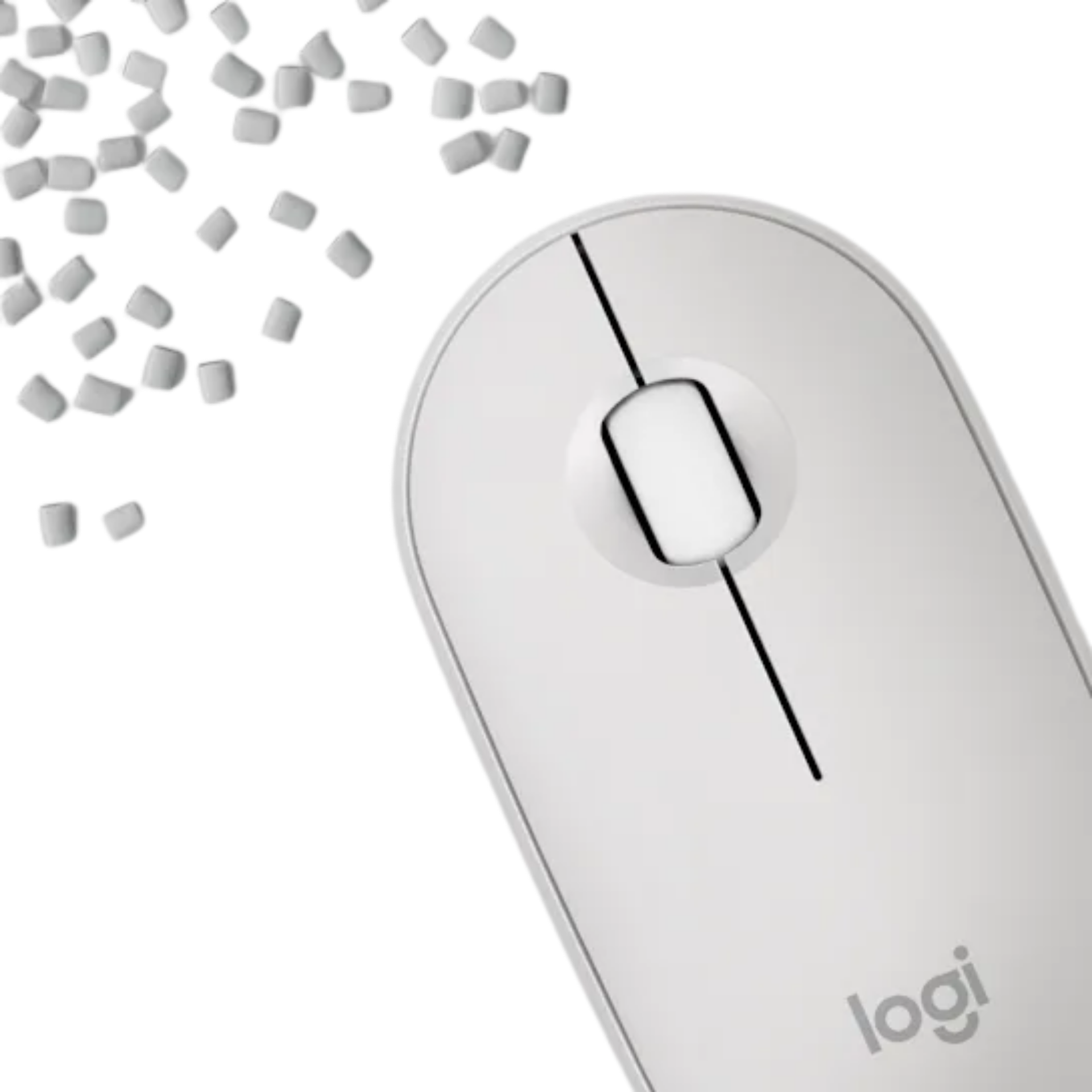 Mouse Inalambrico Bluetooth LOGITECH M350S White (910-007047)