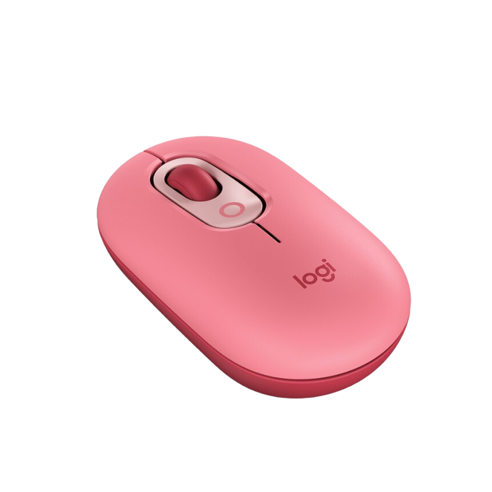 Mouse Óptico Pop Bluetooth Logitech – Rosa (910-006545)