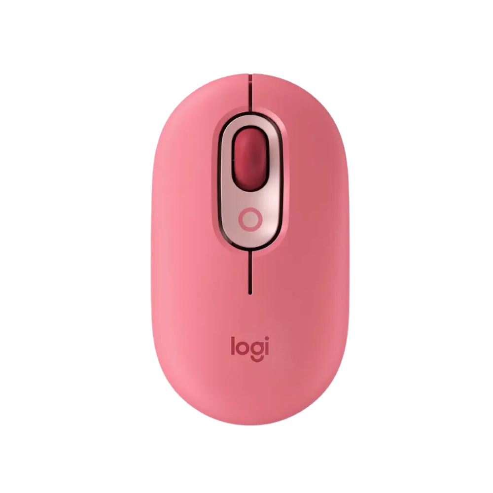 Mouse Óptico Pop Bluetooth Logitech – Rosa (910-006545)